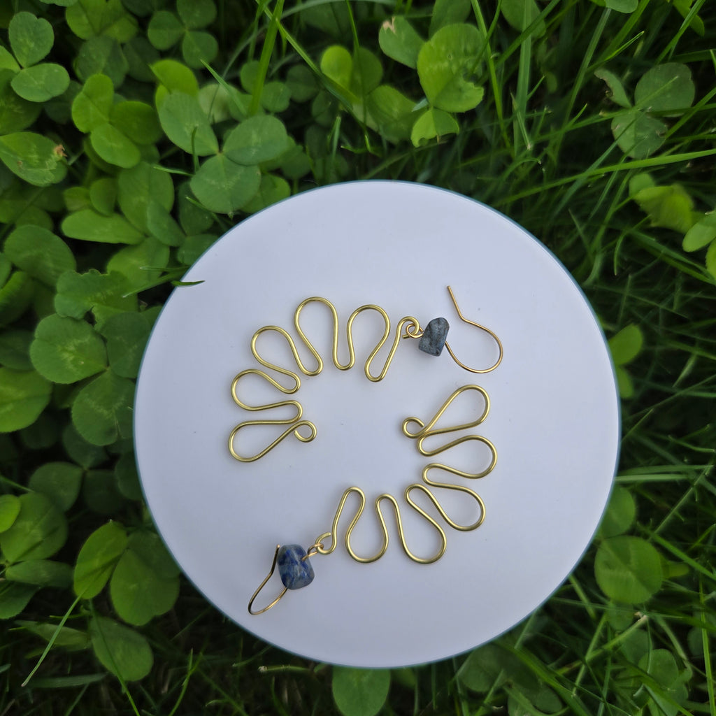 Half Flower Earrings