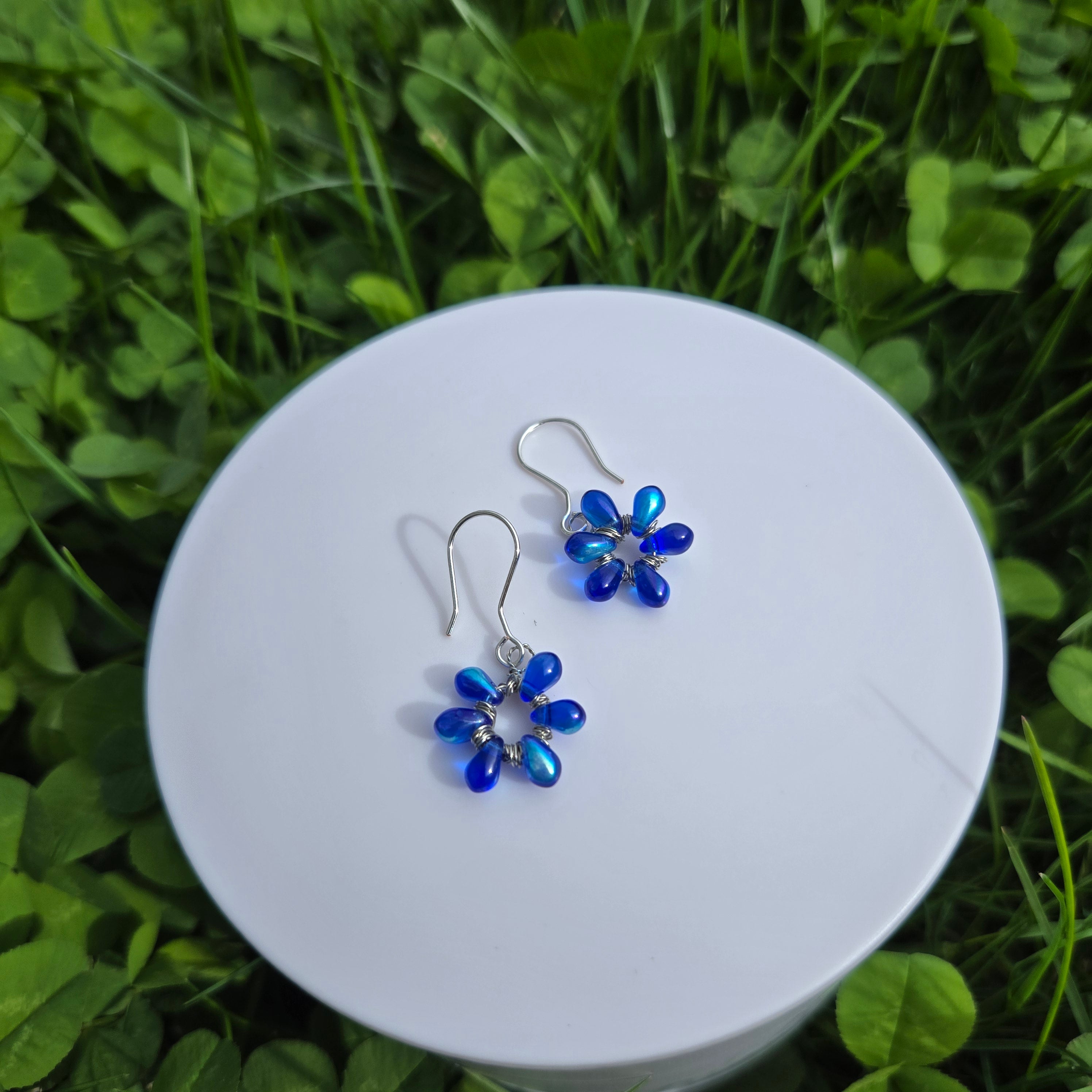 TearDrop Flower Earrings