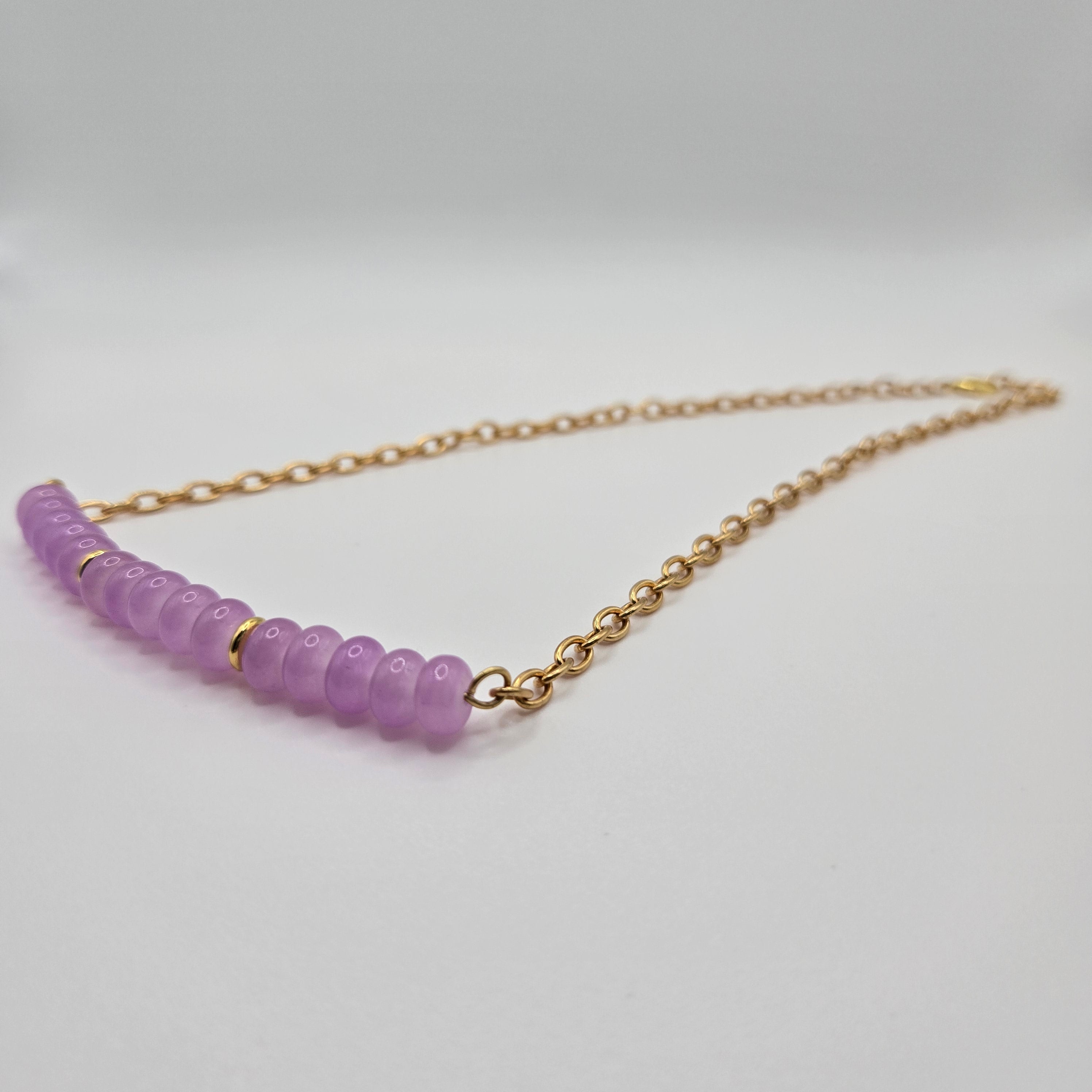 Rondelle Bar Necklace