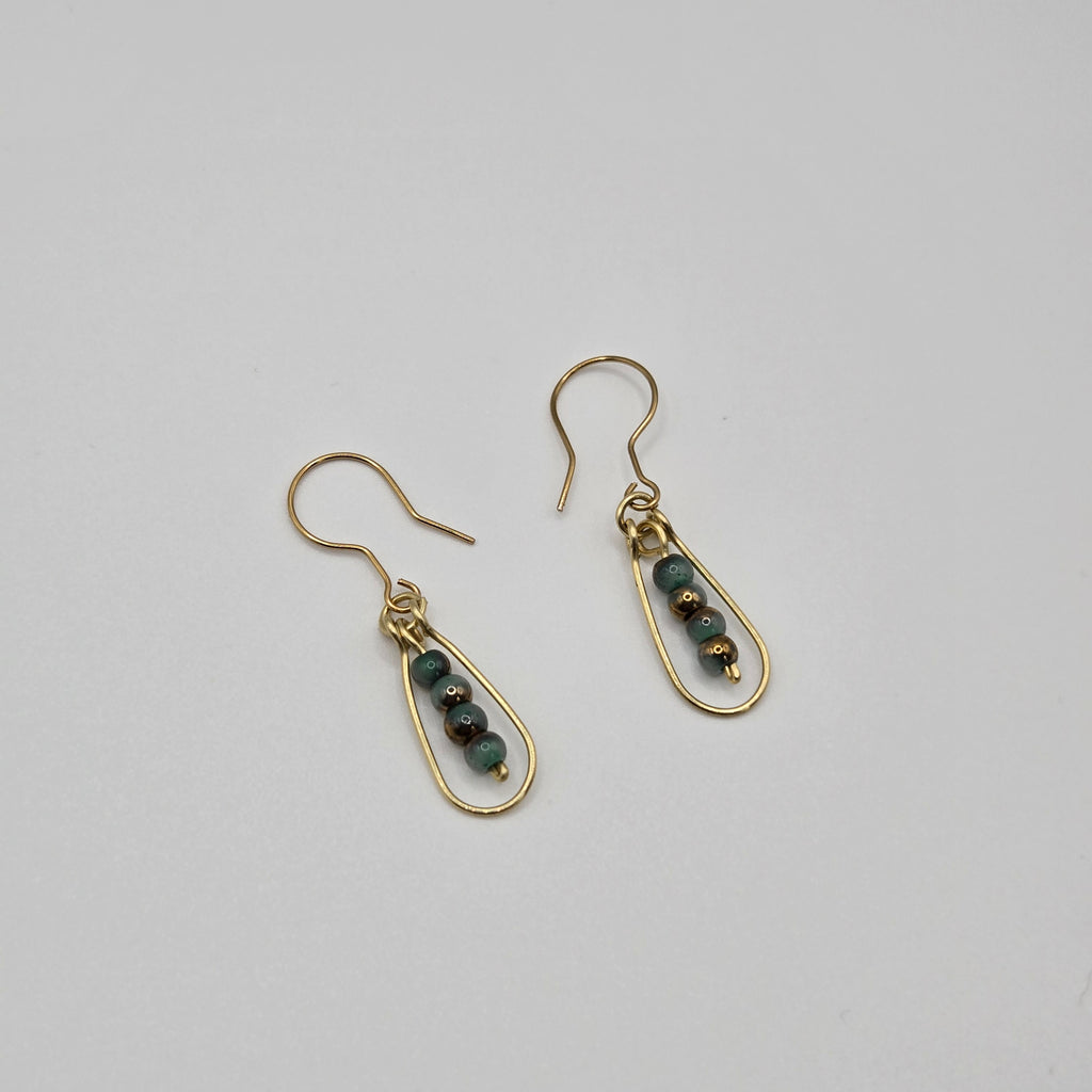 TearDrop Beaded Earrings