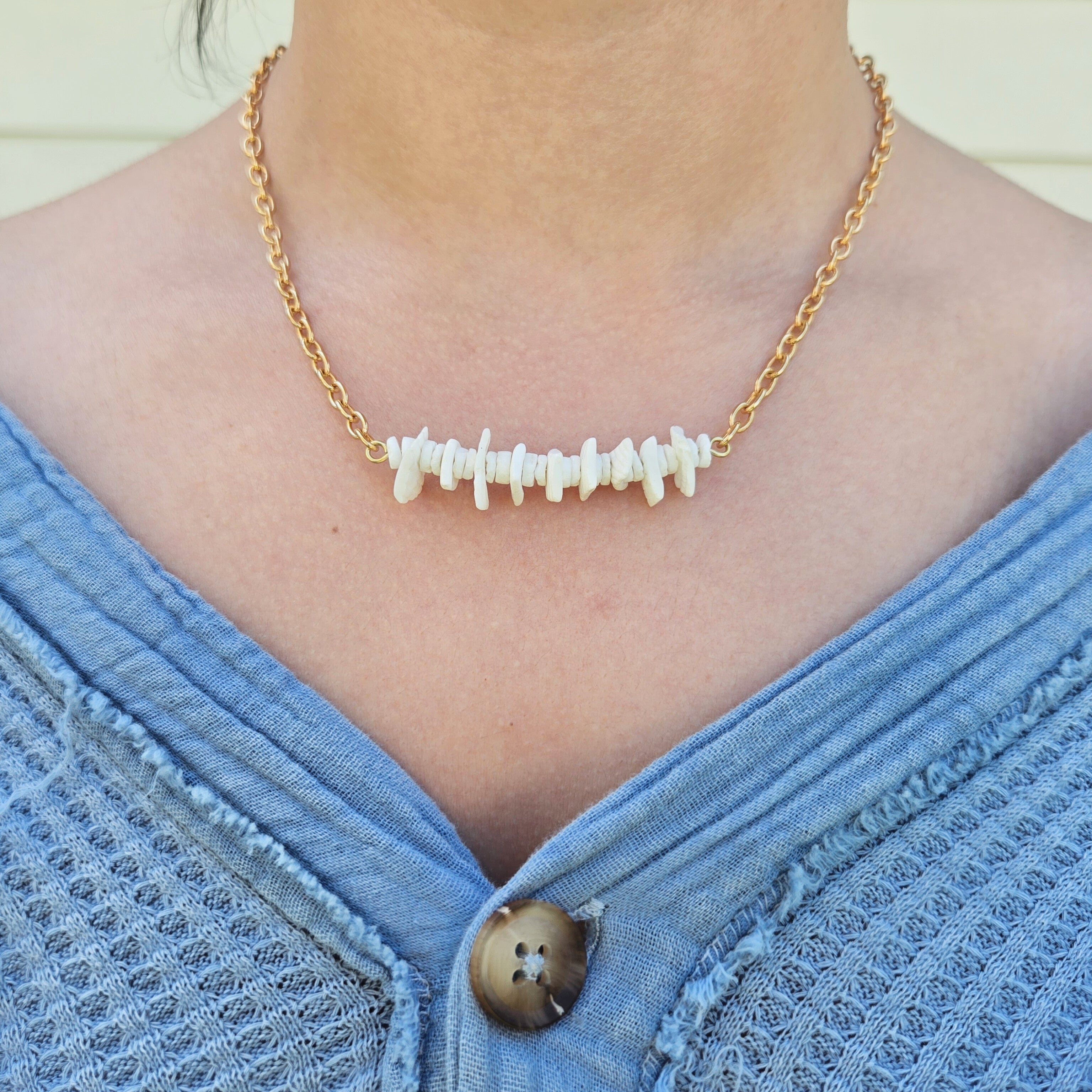 Shell Bar Necklace