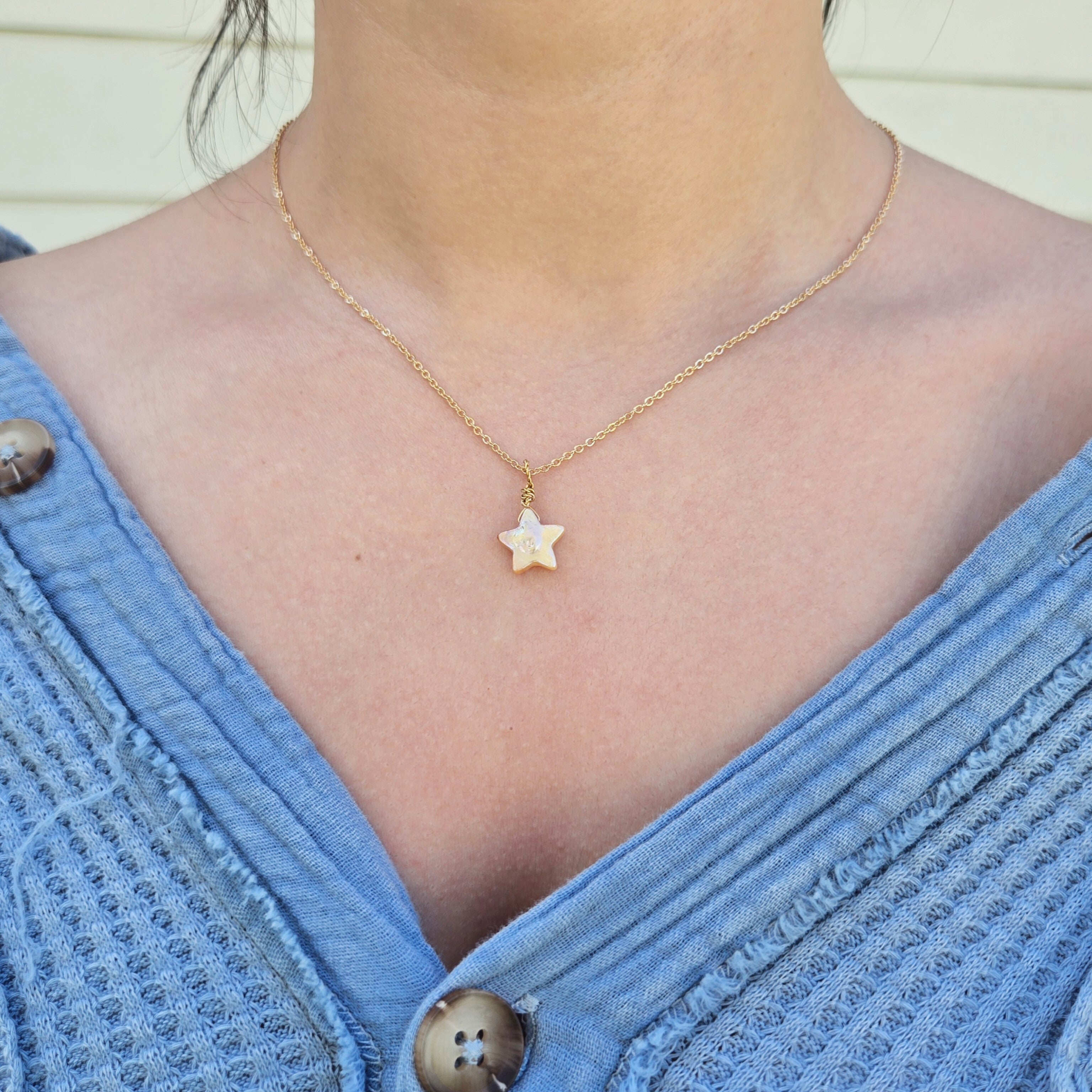Pearl Star Necklace